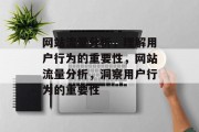 网站流量分析，理解用户行为的重要性，网站流量分析，洞察用户行为的重要性
