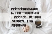 西安长安网站SEO团队-打造一流网络环境,西安长安,提升网站 SEO实力,打造一流网络环境 西安长安网站SEO团队-打造一流网络环境,西安长安,提升网站 SEO实力,打造一流网络环境