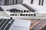 网站为什么要进行SEO优化,揭秘背后的答案 网站为什么要进行SEO优化,揭秘背后的答案
