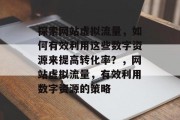 探索网站虚拟流量,如何有效利用这些数字资源来提高转化率?,网站虚拟流量,有效利用数字资源的策略 探索网站虚拟流量,如何有效利用这些数字资源来提高转化率?,网站虚拟流量,有效利用数字资源的策略