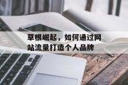 草根崛起,如何通过网站流量打造个人品牌 草根崛起,如何通过网站流量打造个人品牌