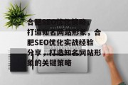 合肥SEO优化策略,打造知名网站形象,合肥SEO优化实战经验分享,打造知名网站形象的关键策略 合肥SEO优化策略,打造知名网站形象,合肥SEO优化实战经验分享,打造知名网站形象的关键策略