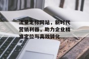 流量定标网站,新时代营销利器,助力企业精准定位与高效转化 流量定标网站,新时代营销利器,助力企业精准定位与高效转化