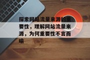 探索网站流量来源的重要性,理解网站流量来源,为何重要性不言而喻 探索网站流量来源的重要性,理解网站流量来源,为何重要性不言而喻
