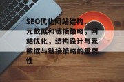 SEO优化网站结构、元数据和链接策略，网站优化，结构设计与元数据与链接策略的重要性