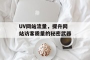 UV网站流量,提升网站访客质量的秘密武器 UV网站流量,提升网站访客质量的秘密武器
