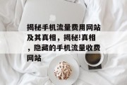 揭秘手机流量费用网站及其真相，揭秘!真相，隐藏的手机流量收费网站