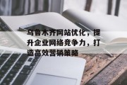 乌鲁木齐网站优化,提升企业网络竞争力,打造高效营销策略 乌鲁木齐网站优化,提升企业网络竞争力,打造高效营销策略