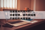 流量是如何提升的?,流量管理,提升网站用户体验的关键策略 流量是如何提升的?,流量管理,提升网站用户体验的关键策略