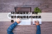 SEO网站优化，揭秘提升网站排名的秘密武器