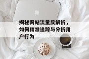 揭秘网站流量反解析，如何精准追踪与分析用户行为