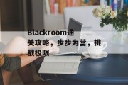 Blackroom通关攻略，步步为营，挑战极限