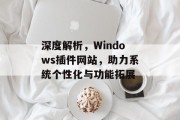 深度解析,Windows插件网站,助力系统个性化与功能拓展 深度解析,Windows插件网站,助力系统个性化与功能拓展