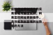 监控网站更新插件的实用策略与最佳实践，利用监控网站更新插件，高效抓取和管理网站数据的方法