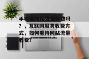 手机看网站流量收费吗?,互联网服务收费方式,如何看待网站流量收费? 手机看网站流量收费吗?,互联网服务收费方式,如何看待网站流量收费?