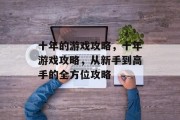 十年的游戏攻略,十年游戏攻略,从新手到高手的全方位攻略 十年的游戏攻略,十年游戏攻略,从新手到高手的全方位攻略