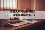流量大的网站有哪些?,流量大网站必备,SEO策略 流量大的网站有哪些?,流量大网站必备,SEO策略