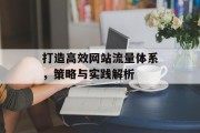 打造高效网站流量体系,策略与实践解析 打造高效网站流量体系,策略与实践解析