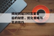 揭秘网站10G流量背后的秘密，优化策略与实战技巧