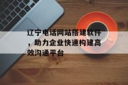 辽宁电话网站搭建软件，助力企业快速构建高效沟通平台