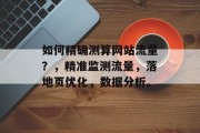 如何精确测算网站流量?,精准监测流量,落地页优化,数据分析。 如何精确测算网站流量?,精准监测流量,落地页优化,数据分析。