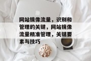 网站镜像流量,识别和管理的关键,网站镜像流量精准管理,关键要素与技巧 网站镜像流量,识别和管理的关键,网站镜像流量精准管理,关键要素与技巧