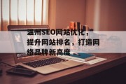 温州SEO网站优化,提升网站排名,打造网络品牌新高度 温州SEO网站优化,提升网站排名,打造网络品牌新高度