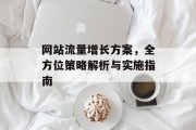 网站流量增长方案,全方位策略解析与实施指南 网站流量增长方案,全方位策略解析与实施指南