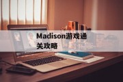 Madison游戏通关攻略 Madison游戏通关攻略