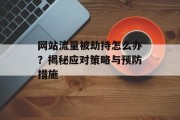 网站流量被劫持怎么办?揭秘应对策略与预防措施 网站流量被劫持怎么办?揭秘应对策略与预防措施