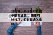 幻影猫,如何在幻影猫中顺利通关!,使用巧妙技巧,幻影猫通关攻略 幻影猫,如何在幻影猫中顺利通关!,使用巧妙技巧,幻影猫通关攻略