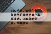 SEO手册,如何在竞争激烈的网络世界中取得成功,SEO高手必备,策略指南 SEO手册,如何在竞争激烈的网络世界中取得成功,SEO高手必备,策略指南