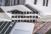 揭秘网站流量的秘诀，网络营销的秘密武器，如何提升网站流量?