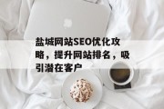 盐城网站SEO优化攻略，提升网站排名，吸引潜在客户