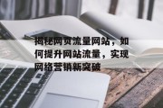 揭秘网页流量网站,如何提升网站流量,实现网络营销新突破 揭秘网页流量网站,如何提升网站流量,实现网络营销新突破