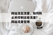 网站流出流量，如何防止并控制这些流量？，网站流量管理