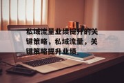 私域流量业绩提升的关键策略，私域流量，关键策略提升业绩