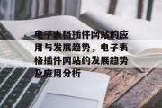 电子表格插件网站的应用与发展趋势,电子表格插件网站的发展趋势及应用分析 电子表格插件网站的应用与发展趋势,电子表格插件网站的发展趋势及应用分析