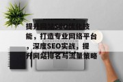 提升网站SEO优化技能,打造专业网络平台,深度SEO实战,提升网站排名与流量策略 提升网站SEO优化技能,打造专业网络平台,深度SEO实战,提升网站排名与流量策略