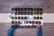 如何轻松查询网站流量?五步教你快速分析你的流量来源!,流量来源分析,5步教你轻松发现网站流量秘密 如何轻松查询网站流量?五步教你快速分析你的流量来源!,流量来源分析,5步教你轻松发现网站流量秘密