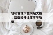轻松管理下载网站文档，这些插件让你事半功倍！
