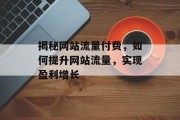 揭秘网站流量付费,如何提升网站流量,实现盈利增长 揭秘网站流量付费,如何提升网站流量,实现盈利增长
