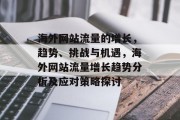 海外网站流量的增长,趋势、挑战与机遇,海外网站流量增长趋势分析及应对策略探讨 海外网站流量的增长,趋势、挑战与机遇,海外网站流量增长趋势分析及应对策略探讨