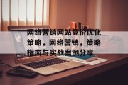 网络营销网站竞价优化策略，网络营销，策略指南与实战案例分享