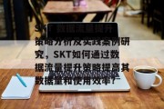 SKT 数据流量提升策略分析及实践案例研究,SKT如何通过数据流量提升策略提高其数据量和使用效率? SKT 数据流量提升策略分析及实践案例研究,SKT如何通过数据流量提升策略提高其数据量和使用效率?