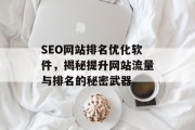 SEO网站排名优化软件，揭秘提升网站流量与排名的秘密武器