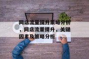 网店流量提升策略分析,网店流量提升,关键因素及策略分析 网店流量提升策略分析,网店流量提升,关键因素及策略分析