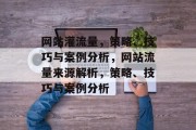 网站灌流量,策略、技巧与案例分析,网站流量来源解析,策略、技巧与案例分析 网站灌流量,策略、技巧与案例分析,网站流量来源解析,策略、技巧与案例分析