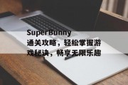 SuperBunny通关攻略,轻松掌握游戏秘诀,畅享无限乐趣 SuperBunny通关攻略,轻松掌握游戏秘诀,畅享无限乐趣