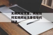 无限网站流量,揭秘如何实现网站流量倍增的秘诀 无限网站流量,揭秘如何实现网站流量倍增的秘诀